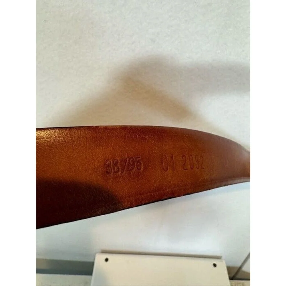 Mens Braided‎ Leather Italian Belt Size 38/95cm